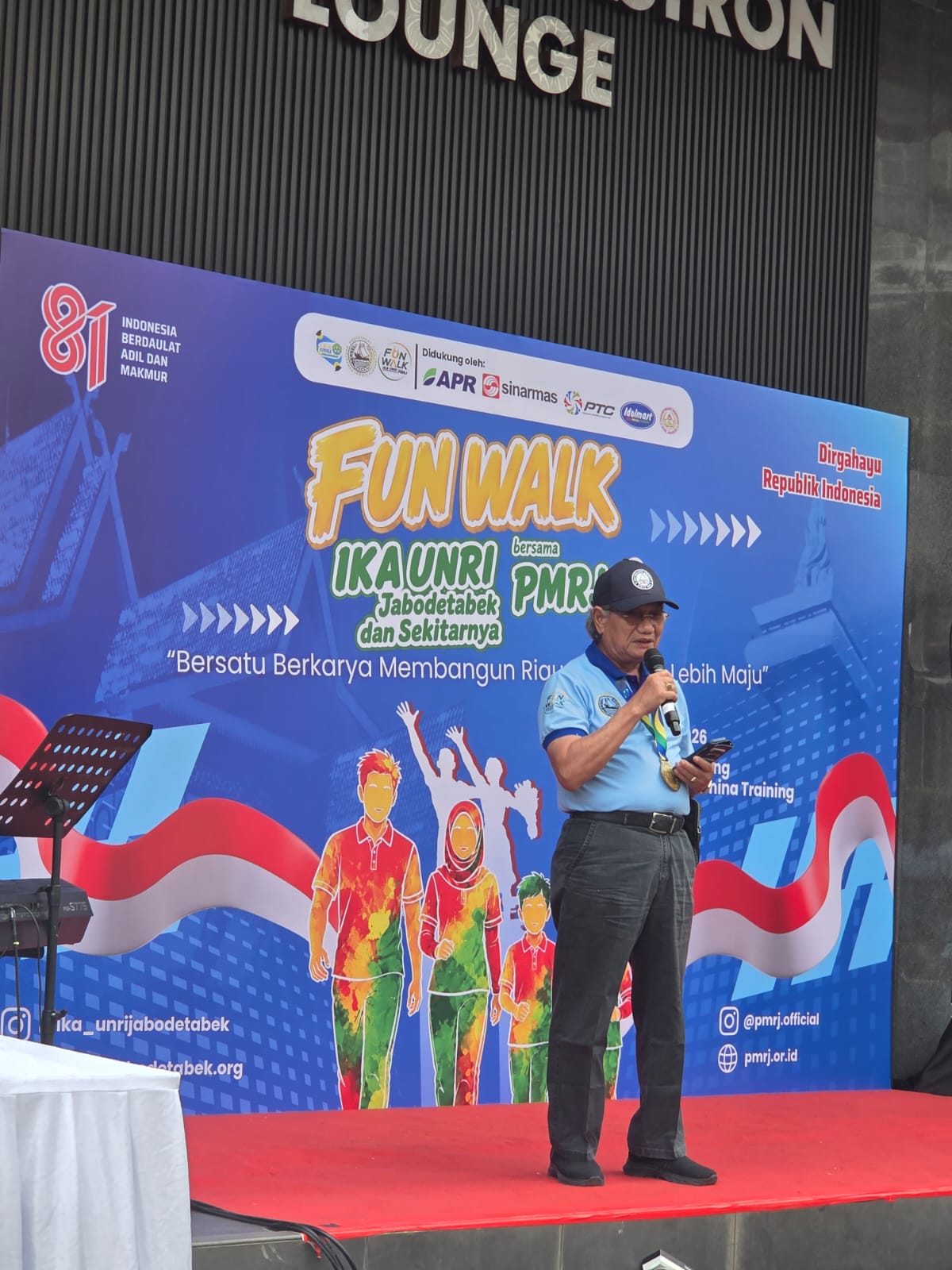 Fun Walk bersama IKA Unri Jabodetabek dan sekitarnya
